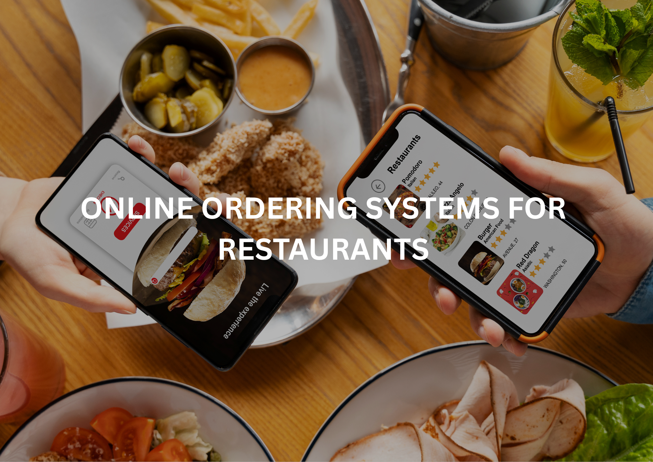 Online ordering systems for restaurants
